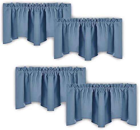 NICETOWN 4 Panles Kitchen Valances by NICETOWN