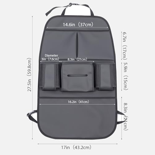 Car Backseat Organizer for Kids, Car Back Seat Storage Bag - Image 3