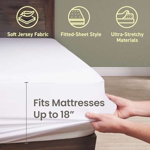 SafeRest Waterproof Mattress Protector Twin XL Size - Image 3