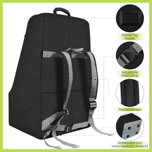 ZRRAJOY Padded Car Seat Travel Bag - Image 2