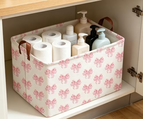 Rectangle Storage Basket, Collapsible Storage Bin, Books Box, Gift Basket - Image 5