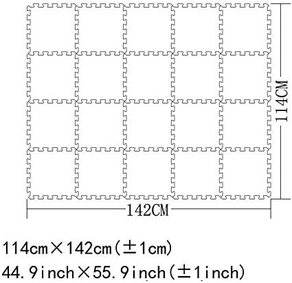 YIMINYUER® 20 Tiles (30cm×30cm×1cm Each Tile) Baby Soft Puzzle Play Mats, Kids Thick EVA Foam Floor, Toddlers & Children's Soft Interlocking Mat R03R04R12G301020
