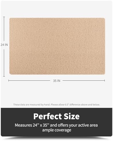 Non-Slip Bathtub Mat, 24x35 Inch, Shower Mats - Image 6