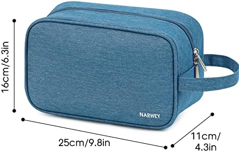 Narwey Travel Toiletry Bag for Women, Dopp Kit Men, Medicine Bag - Image 3