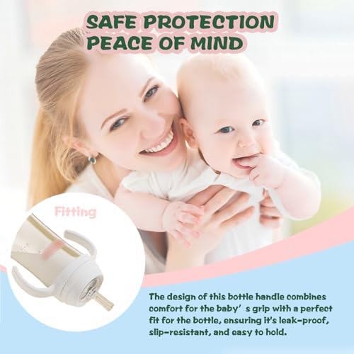 Baby Bottle Handles Compatible for Pigeon Wide Neck Bottles, Feeding Bottles - Image 4