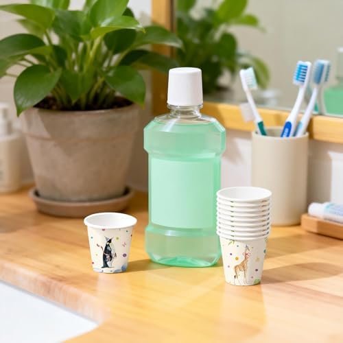 WRAPAHOLIC 3oz Animal Bathroom Cups - Image 3