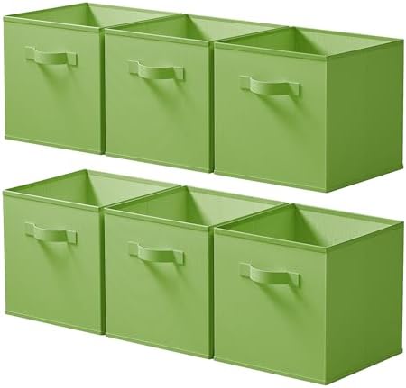 Cupic Cupid 6-Pack 11x11 Storage Cube Bins, Storage Organizer Bins by CupicCupid
