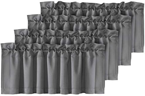 H.VERSAILTEX Blackout Valances for Windows, Kitchen Valance Curtains for Living by HVERSAILTEX
