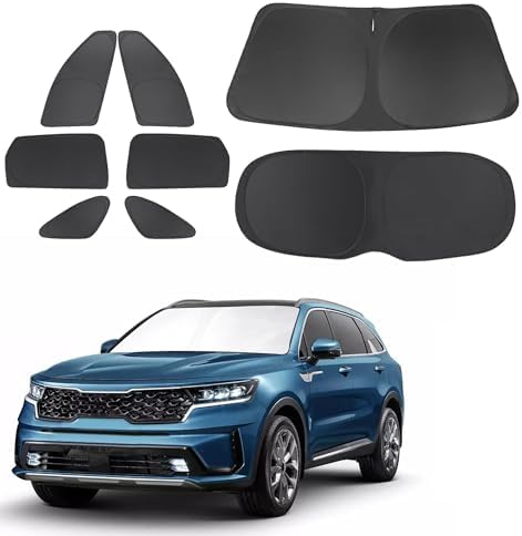 TINGLU Window Shades for Kia Sorento 2016 2017 2018 2019 2020 Accessories Car by TINGLU