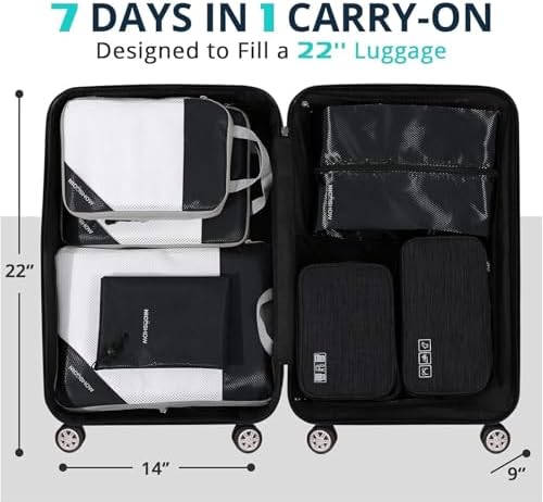 NICOSHOW 7 Set Compression Packing Cubes - Image 6