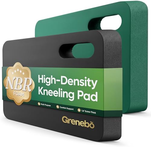 Grenebo 2-Pack Kneeling Pads, Extra Thick, 17.3 x 11 x 1.6 in by Grenebo