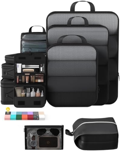 Veken 10 Set Compression Packing Cubes by Veken