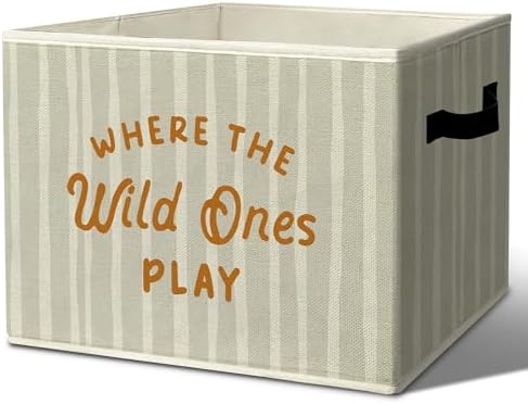 Rustic Where the Wild Ones Play Storage Bins Boxes by Unknown