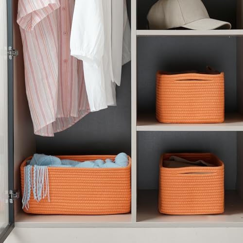 3 Pack Storage Baskets for Organizing, 13.7×9.5×6.3" - Image 4