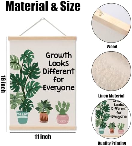 Inspirational Poster Hanger Therapy Office Decor Growth Mindset Wall Decor - Image 6