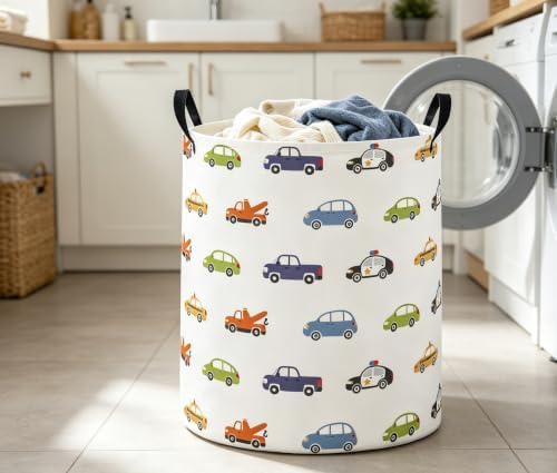 Baby Laundry Basket Baby Nursery Hamper Kids Laundry Basket Toy Storage Bin - Image 3
