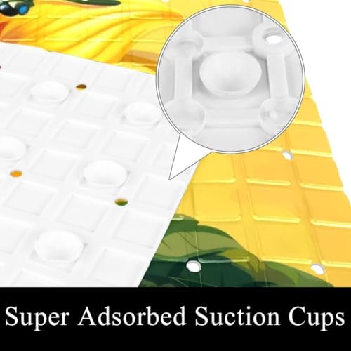 Non Slip Shower Mat Bathtub Mat 15.1x26.8 Inch, Quick Dry Bath Mat - Image 3