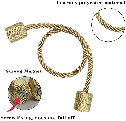 Magnetic Curtain Tiebacks Holdbacks Decorative Tie Backs - Image 3