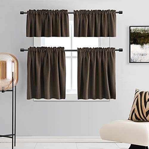 DONREN Coffee/Brown Valances for Cafe - Image 5