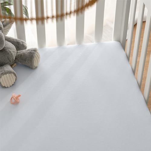 Comfy Cubs 100% Muslin Cotton Fitted Crib Sheet - Image 5