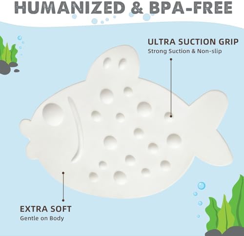 ZHICHENG Non-Slip Bathtub Mat for Kids - Image 3