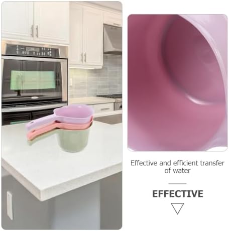 Long Handle Plastic Water Ladle Scoop 3pcs - Image 3