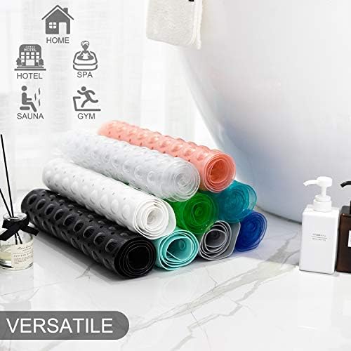 TEESHLY Bathtub Mats for Shower Tub, Extra Long Non-Slip 39 x 16 Inch Bath Mat - Image 6