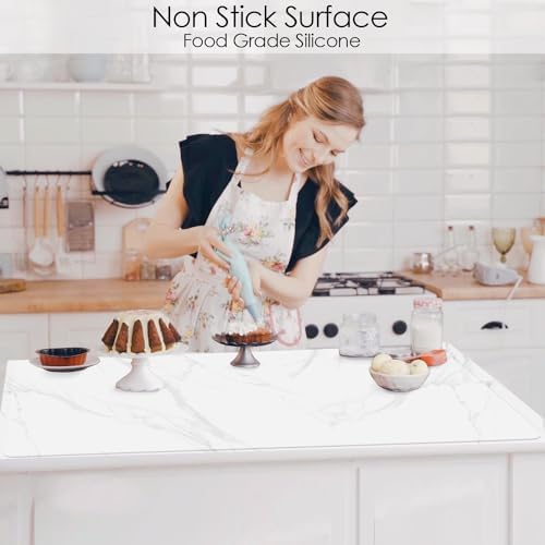 Oversize Silicone Placemat, 31.5 * 16.93" Food-Grade Flexible Silicone Table Mat - Image 5