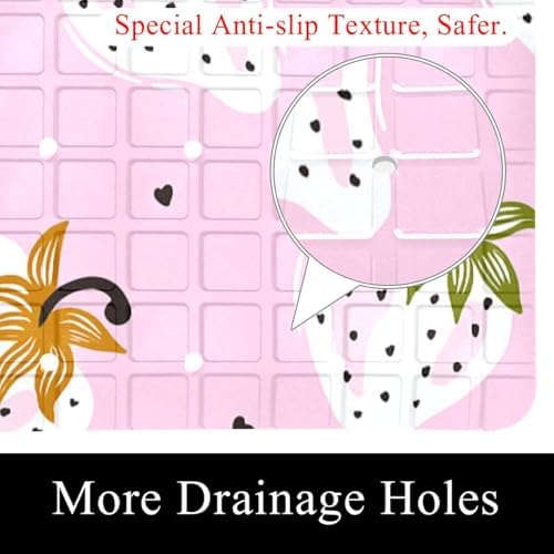 Shower Mat Bathtub Mat, 26.8x15.1 inch, Non-Slip Bath Mat - Image 2