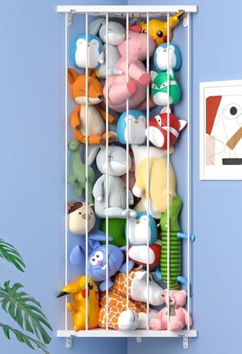 Corner Stuffed Animal Storage for Kids Room by Befayoo