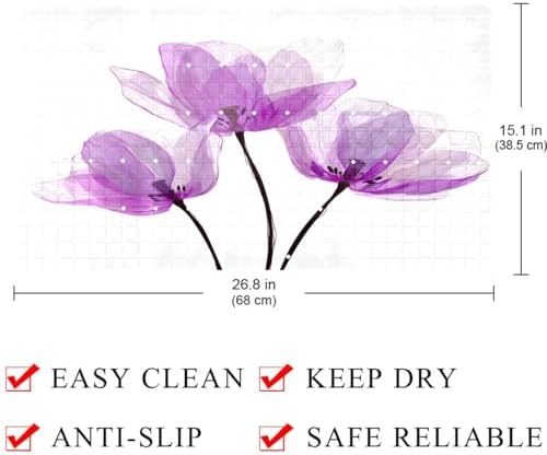 Baby Bath Mat Non Slip 26.8"x15.1" Bathtub Mat - Image 4