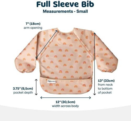 Tiny Twinkle Long Sleeve Bib for Babies & Toddlers | Waterproof Smock Bib for - Image 6