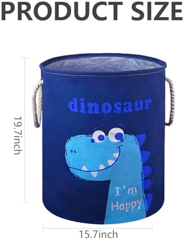 Round Laundry Basket Storage Bins Nursery Hamper Gift Baskets - Image 7