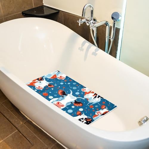 Non Slip Bathtub and Shower Mat 26.8x15.1 inch, Bath Mat - Image 5