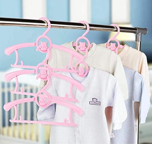 Kid Clothes Hangers 20 Pack, Plastic Baby Hangers Space Saving - Image 6