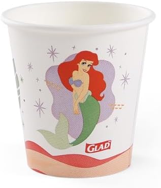 Glad Disney Princess Disposable Mini Bath Cups, 3 Oz - Image 6