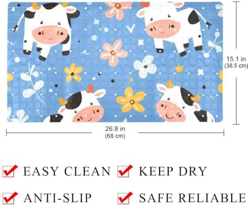 Baby Bath Mat Non Slip 26.8"x15.1" Bathtub Mat - Image 4