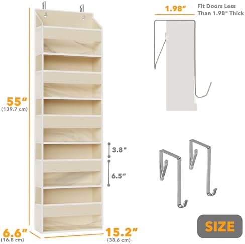 SpaceAid 1 Pack Over The Door Organizer - Image 2