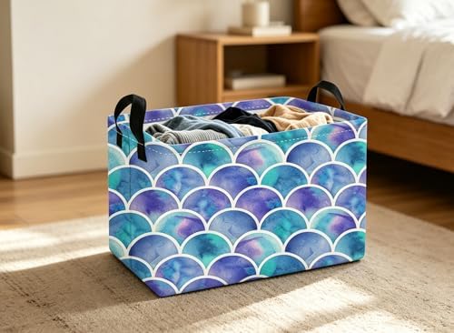 Essme Rectangular Girl Basket, Kids Storage Bins Organizer - Image 5
