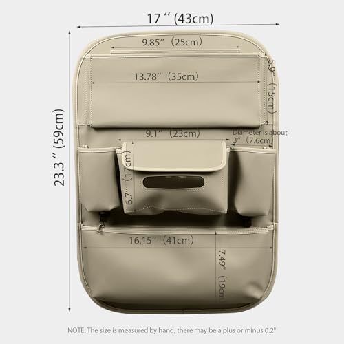 Viaviat Car Seat Organizers Waterproof Backseat Protector - Image 3