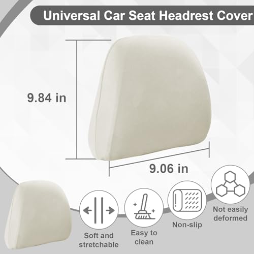 BFXM 2Pcs Car Seat Headrest Cover - Image 2