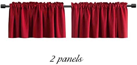 DONREN Christmas Red Valances for Bedroom - Image 6