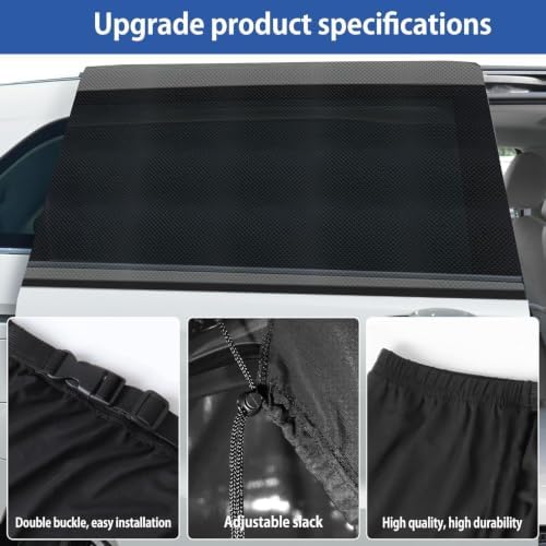 Car Window Shades-Side Window Sun Shades, UV Protection Breathable Spandex Baby - Image 3