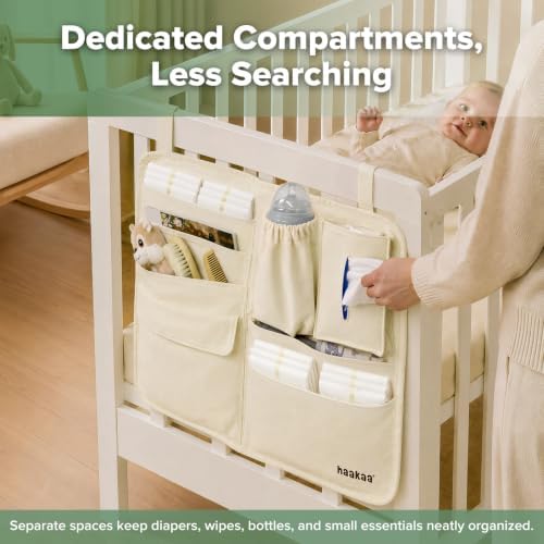 haakaa NestSide Hanging Diaper Organizer - Image 3
