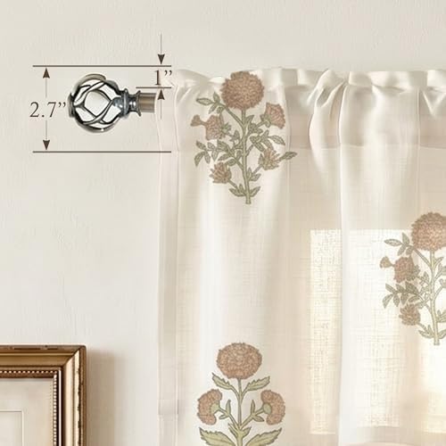Linen Kitchen Curtains Valances - Image 5