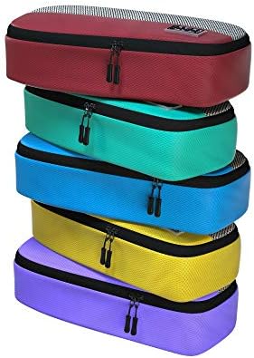 Dot&Dot Slim Packing Cubes for Travel 5pc Set by DotDot