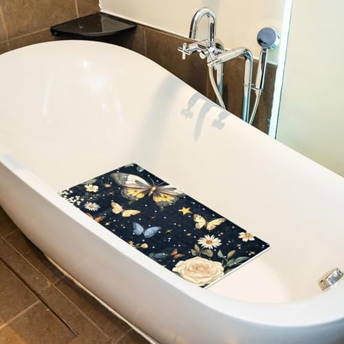 Non Slip Bathtub and Shower Mat 26.8x15.1 inch, Bath Mat - Image 5