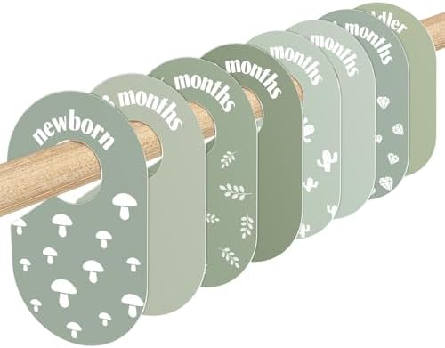 WSICSE 8 Pack Baby Closet Dividers by WSICSE