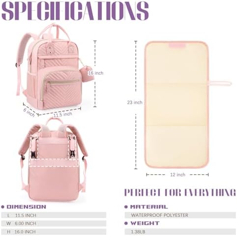 Tuwubi Diaper Bag Backpack, Baby Essentials - Image 6