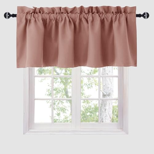 Hiasan Dusty Rose Valance Curtains by Hiasan